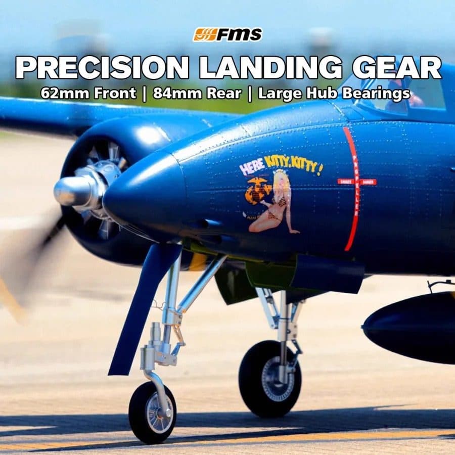 AVIAO FMS F7F TIGERCAT 1700MM PNP BLUE FMS098PBU