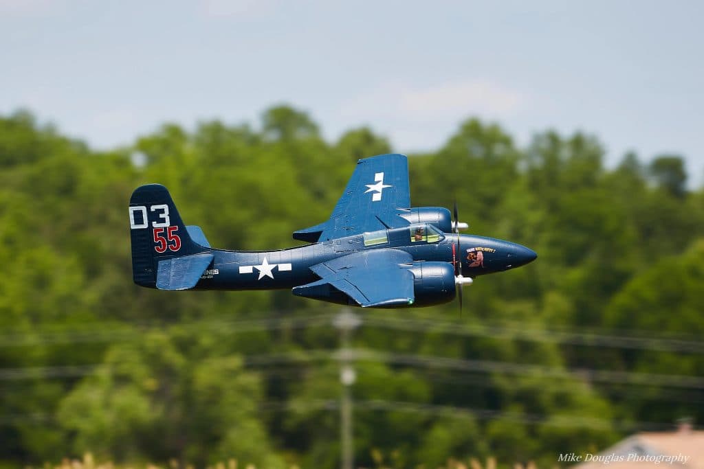 AVIAO FMS F7F TIGERCAT 1700MM PNP BLUE FMS098PBU