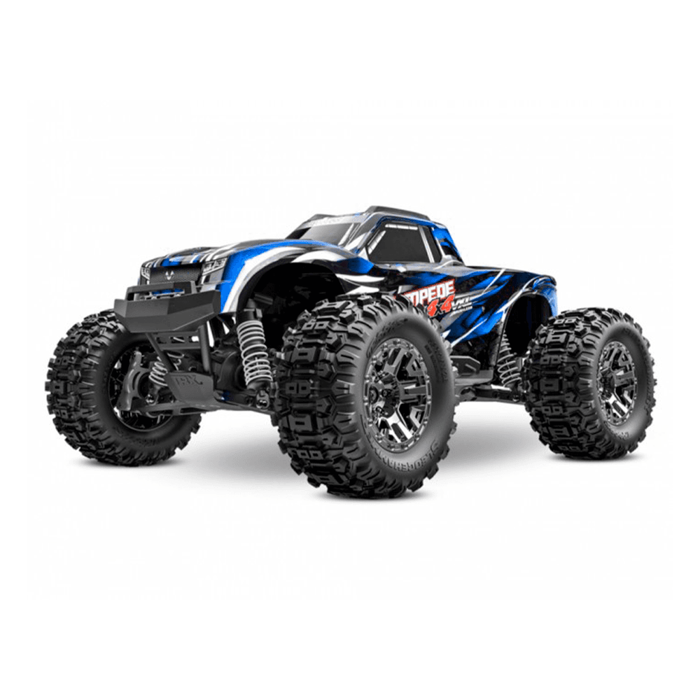 CARRO TRAXXAS 1/10 STAMPEDE VXL 4WD TQI TSM BLUE 90376-4