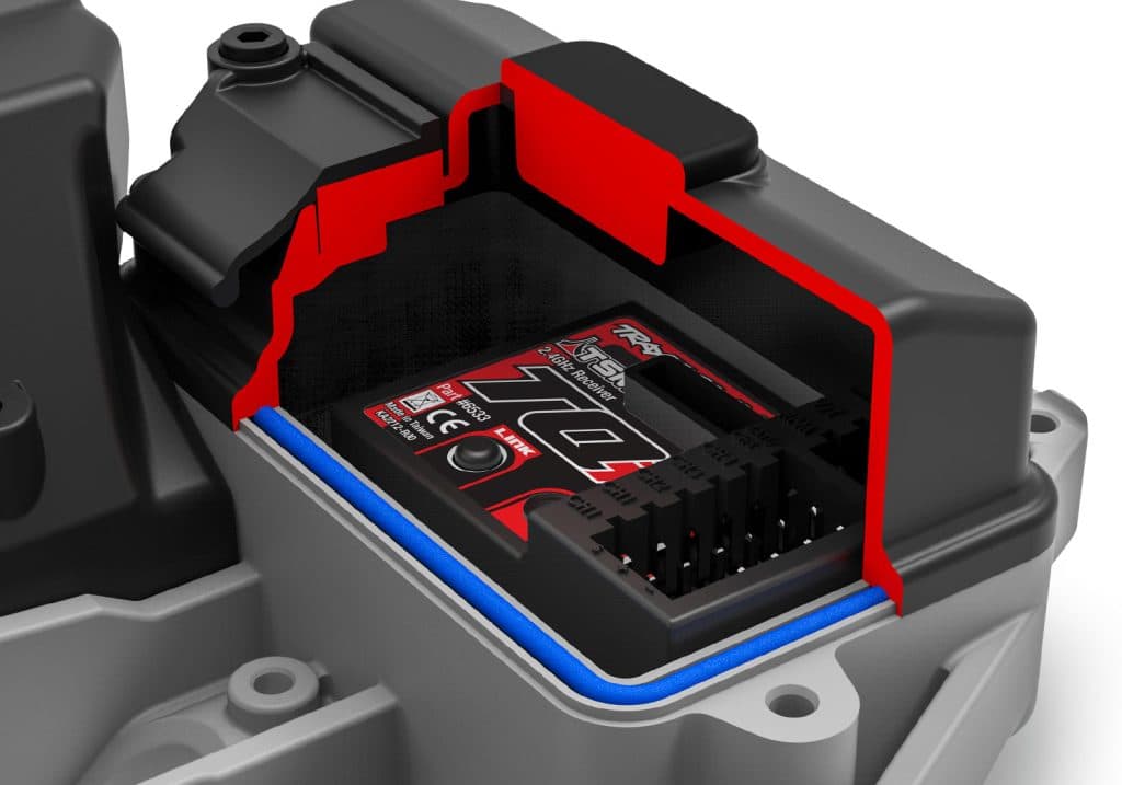 CARRO TRAXXAS 1/10 STAMPEDE VXL 4WD TQI TSM RED 90376-4