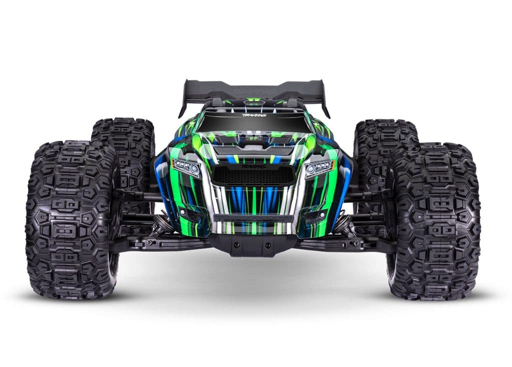 CARRO TRAXXAS 1/8 SLEDGE BLX 6S 4WD TQI BELTED GREEN