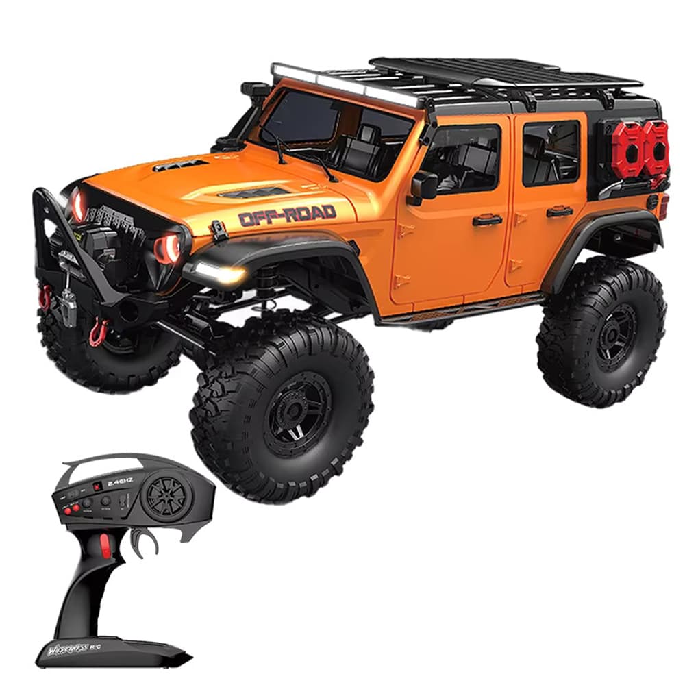 CARRO HB TOYS 1/10 JEEP WILDERNESS RTR ORANGE HB-R1012-1