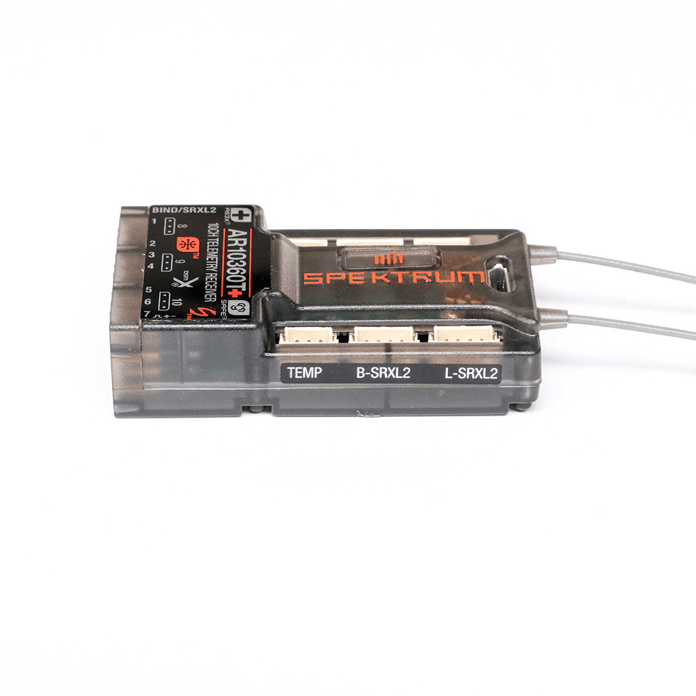 Receptor SPEKTRUM 10CH AR10360T+ DSMX AS3X+/SAFE TELEMETRY SPM-1034