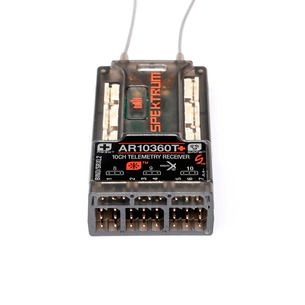 Receptor SPEKTRUM 10CH AR10360T+ DSMX AS3X+/SAFE TELEMETRY SPM-1034