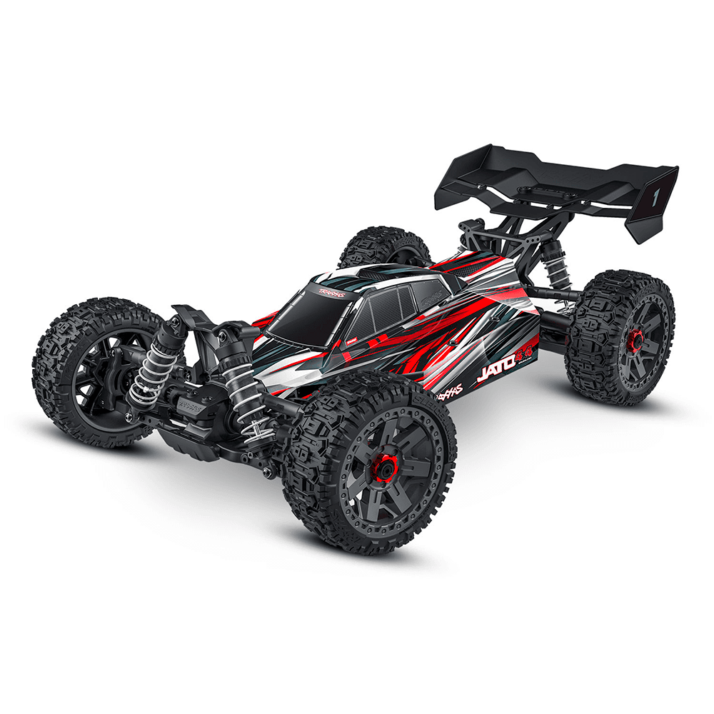 CARRO TRAXXAS 1/8 JATO 4WD BLX BL-2S RED 90154-4