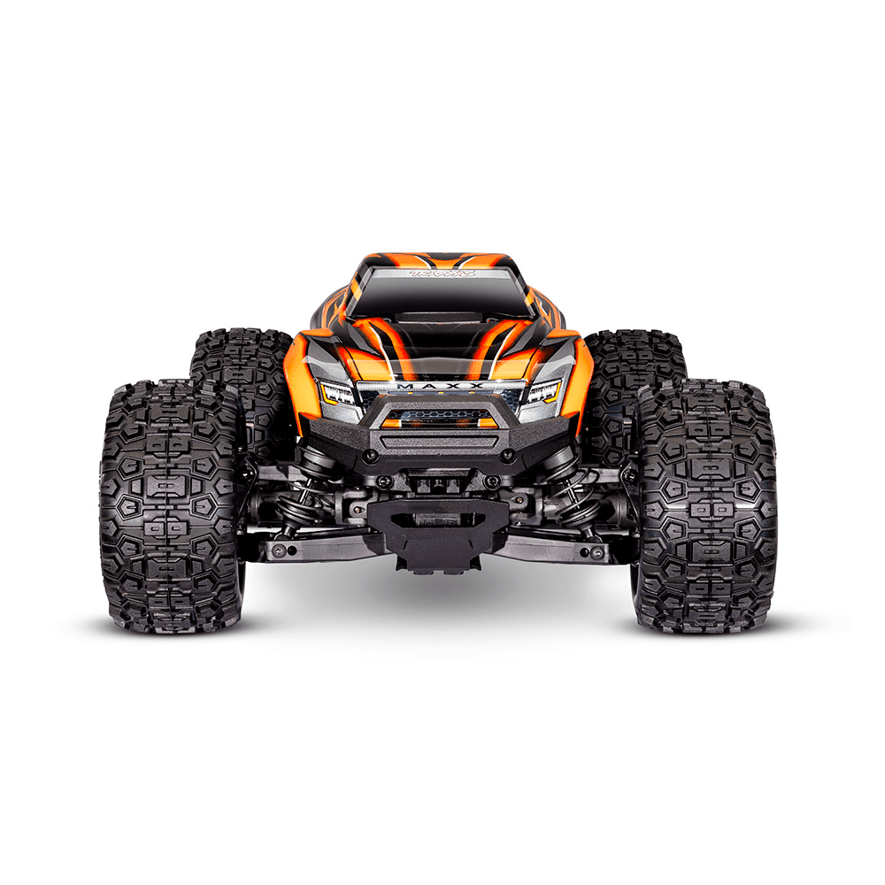 CARRO TRAXXAS MINI MAXX BL-2S 4WD RTR TQ ORANGE 107154-1