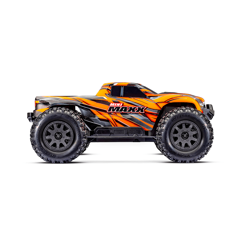 CARRO TRAXXAS MINI MAXX BL-2S 4WD RTR TQ ORANGE 107154-1