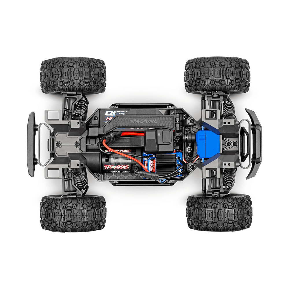 CARRO TRAXXAS MINI MAXX BL-2S 4WD RTR TQ ORANGE 107154-1