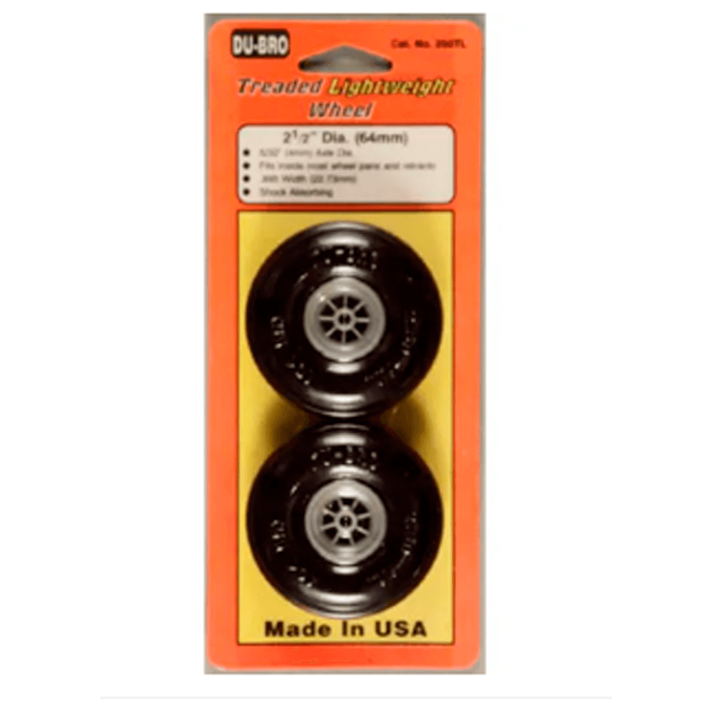 RODA DUBRO 2.50" DIA TREADED LIGHT (PAR) DUB250TL