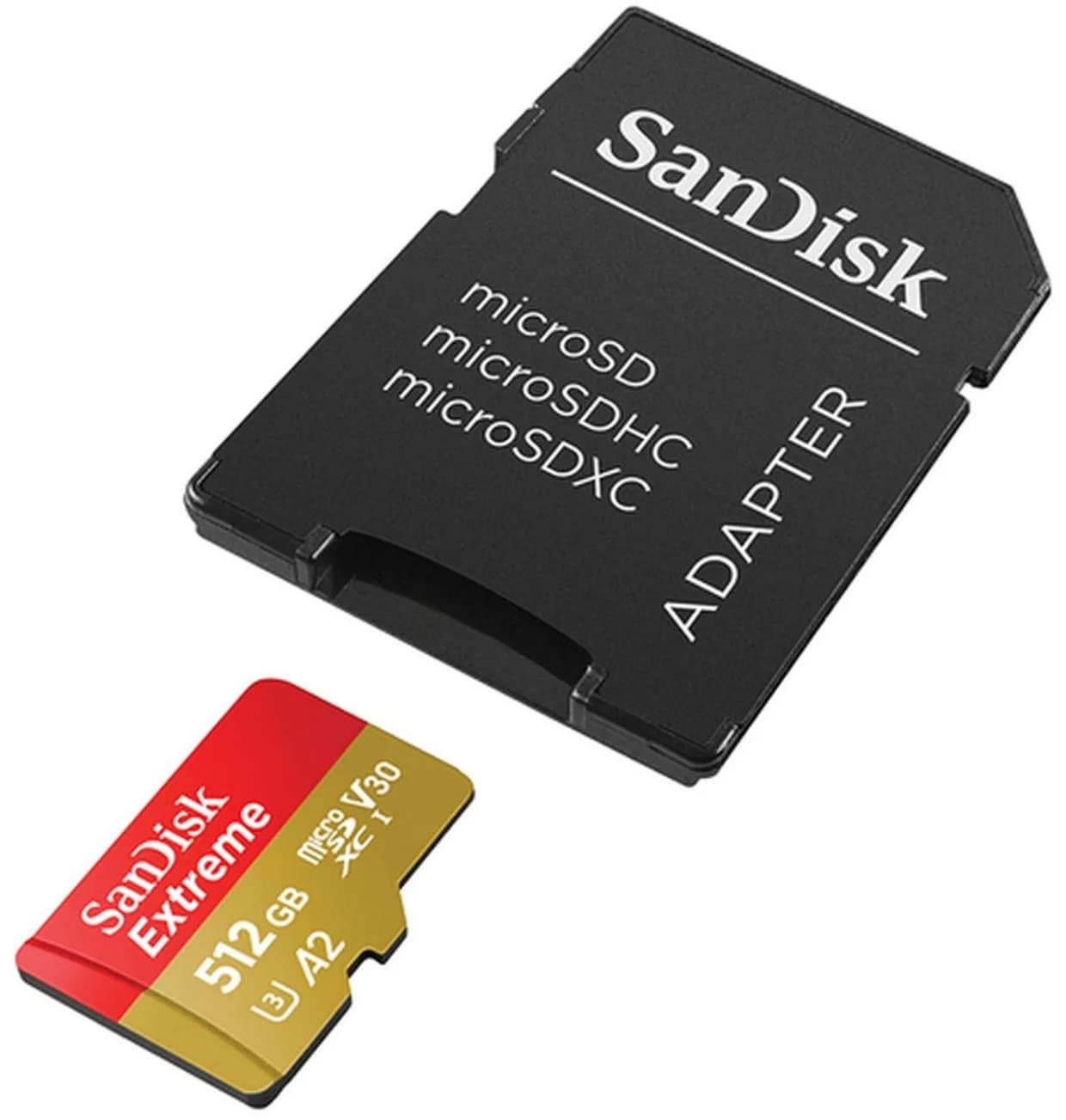 SANDISK MICROSDXC EXTREME 512GB 190MB/S CARD WITH EXTREME CAPTURE