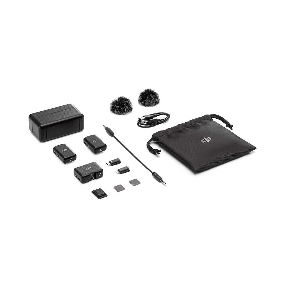 Micrófono WIRELESS DJI MIC (2 TX + 1 RX + CHARGING CASE) FCC
