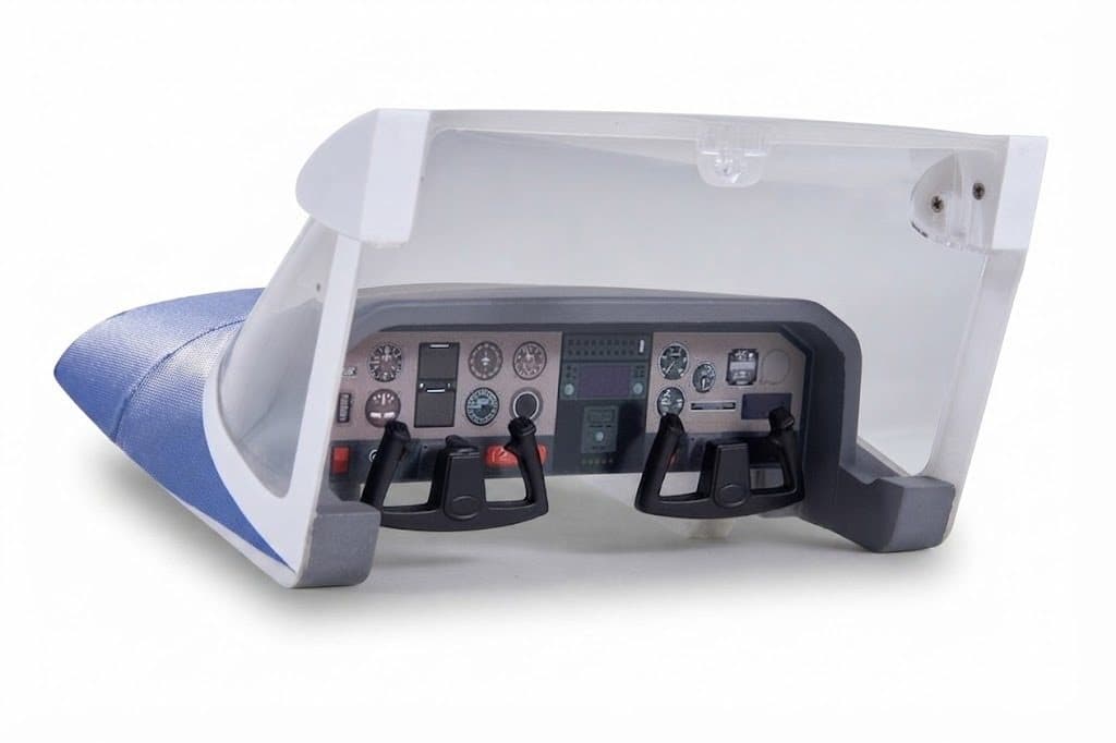 AVIAO FMS CESSNA 182 1500MM RTF BLUE FMS148RBU