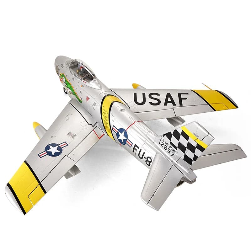 AVIAO FMS F-86 HUFF 80MM PNP SILVER FMS143PSL