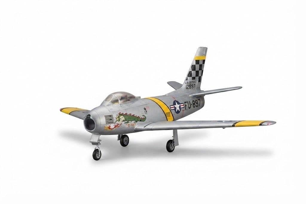 AVIAO FMS F-86 HUFF 80MM PNP SILVER FMS143PSL
