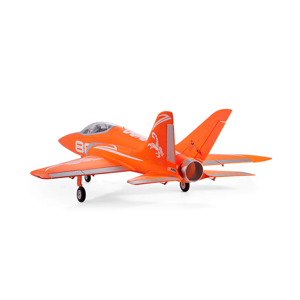 AVIÃO FMS SUPER SCORPION 90MM PNP LARANJA 6S FMS145POR6S