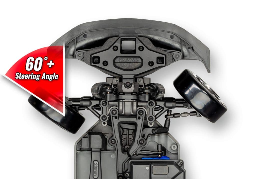 CARRO TRAXXAS 1/10 4-TEC DRIFT FORD MUSTANG 2WD TQI BLACK