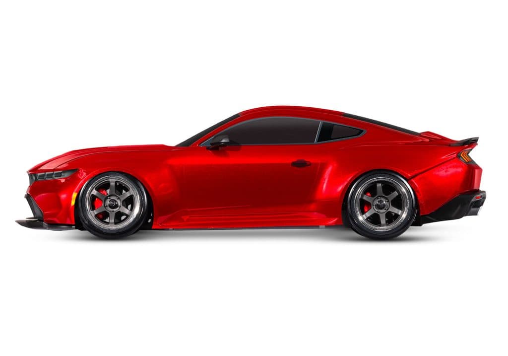 CARRO TRAXXAS 1/10 4-TEC DRIFT FORD MUSTANG 2WD TQI RED