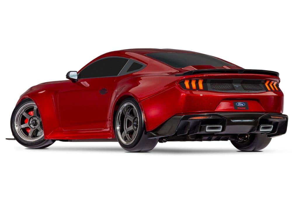 CARRO TRAXXAS 1/10 4-TEC DRIFT FORD MUSTANG 2WD TQI RED