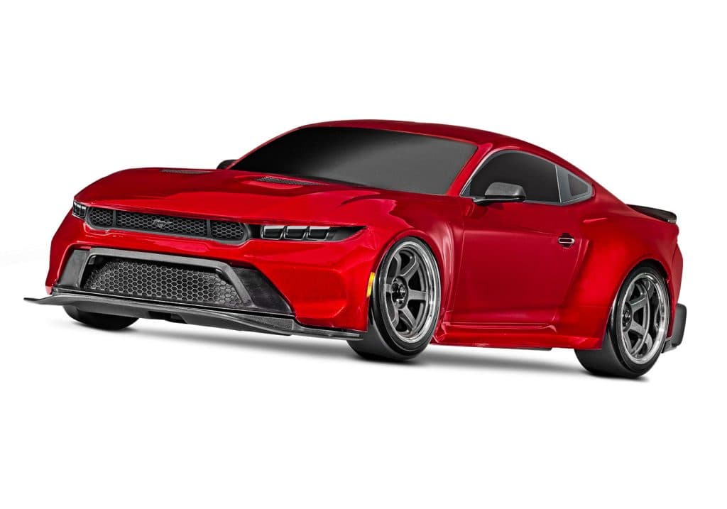 CARRO TRAXXAS 1/10 4-TEC DRIFT FORD MUSTANG 2WD TQI RED