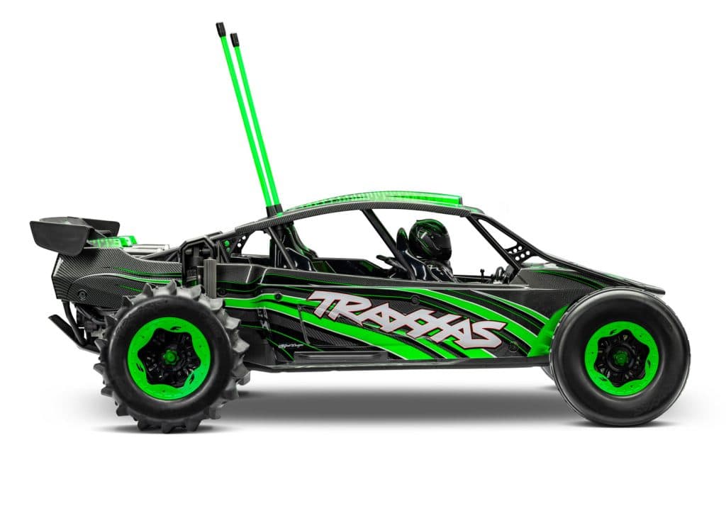 CARRO TRAXXAS X-TRUCK FUNCO SAND CAR 2WD VXL-8S Verde