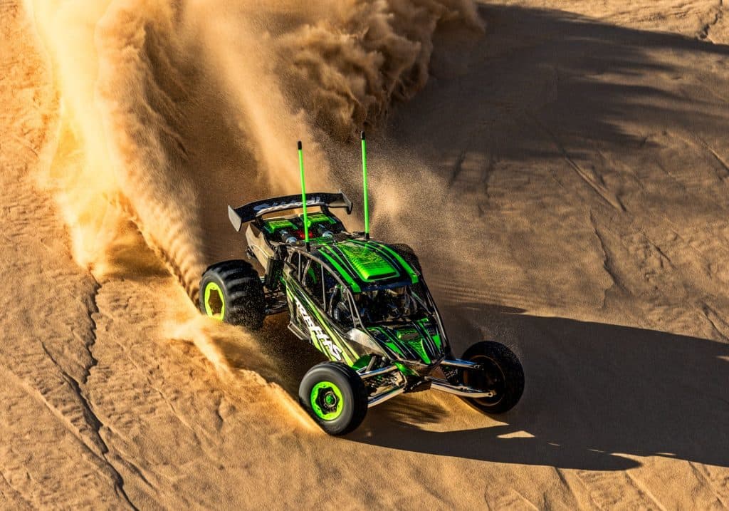 CARRO TRAXXAS X-TRUCK FUNCO SAND CAR 2WD VXL-8S Verde