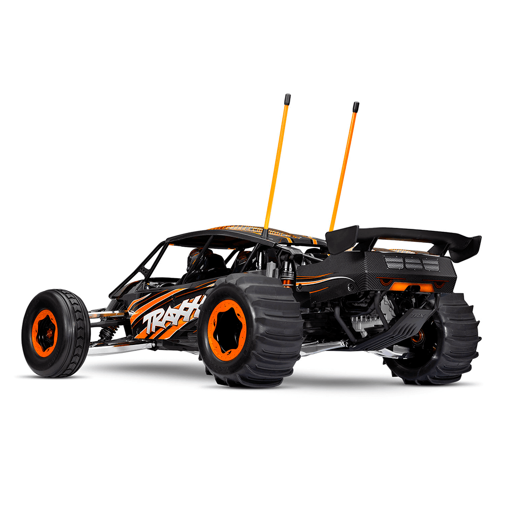 CARRO TRAXXAS X-TRUCK FUNCO SAND CAR 2WD VXL-8S ORANGE 109076-4