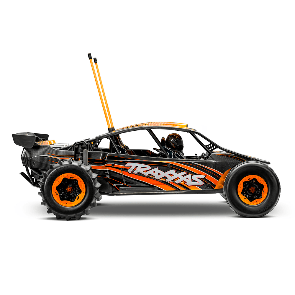 CARRO TRAXXAS X-TRUCK FUNCO SAND CAR 2WD VXL-8S ORANGE 109076-4