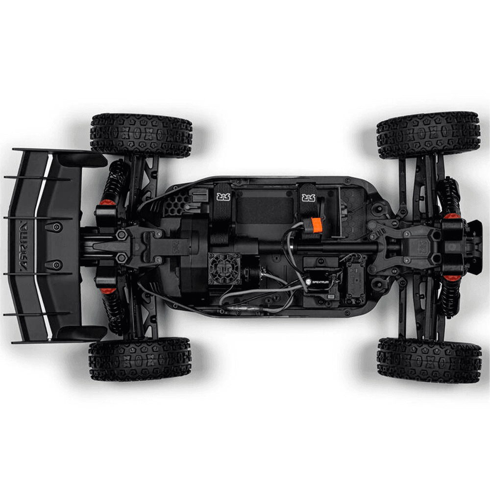 CARRO ARRMA 1/8 TYPHON MEGA 665 4WD BUGGY BLUE ARA4206V4T1