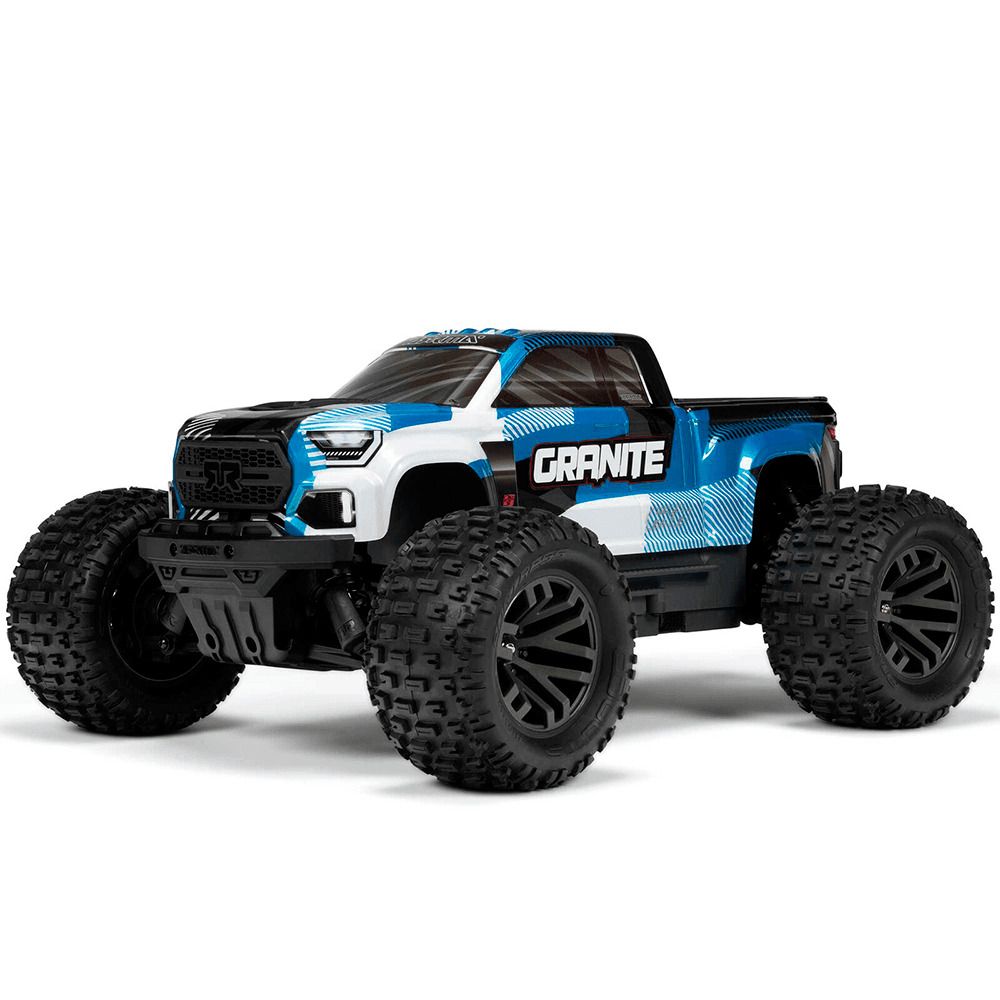 CARRO ARRMA 1/10 GRANITE 223S DSC 4WD BLX MONSTER BLUE ARA4302V4T1
