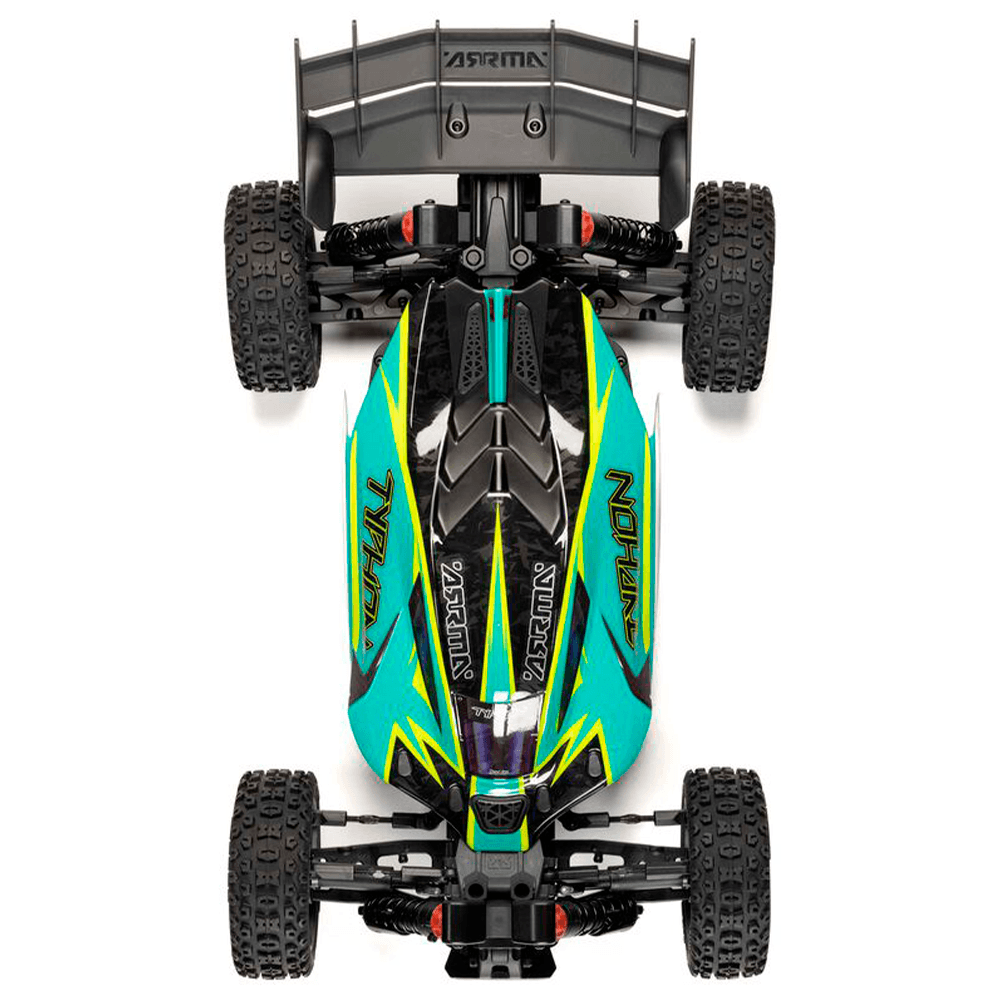 CARRO ARRMA 1/8 TYPHON 223S DSC 4WD BLX BUGGY GREEN ARA4306V4T1