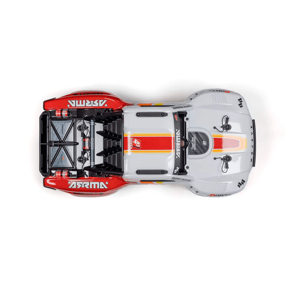 CARRO ARRMA 1/8 MOJAVE 4S 4WD BLX WHITE/RED ARA4404T1