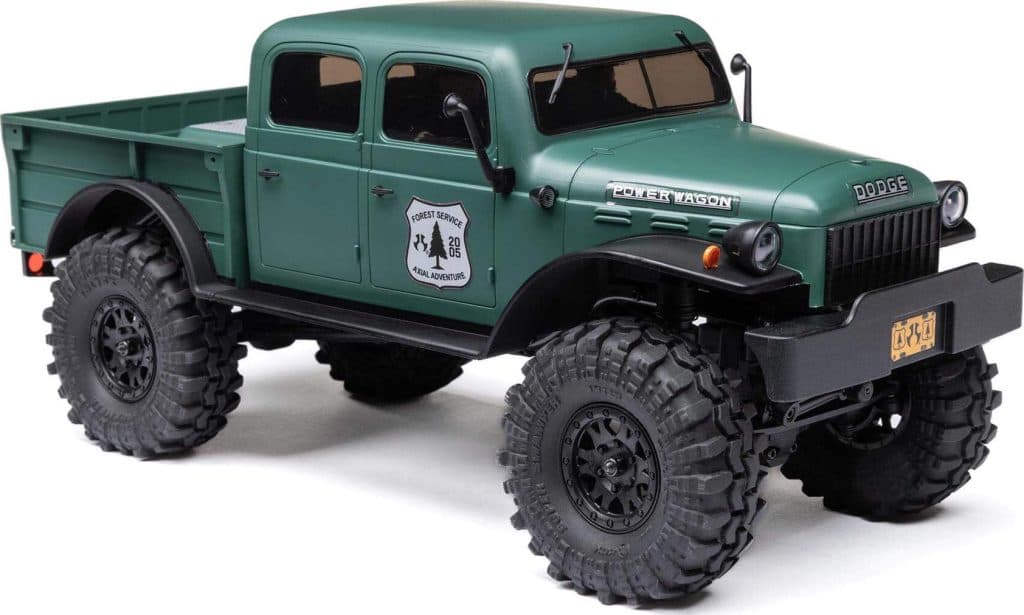 CARRO AXIAL 1/24 SCX24 DODGE POWER WAGON 4WD RTR GREEN AXI00007T2