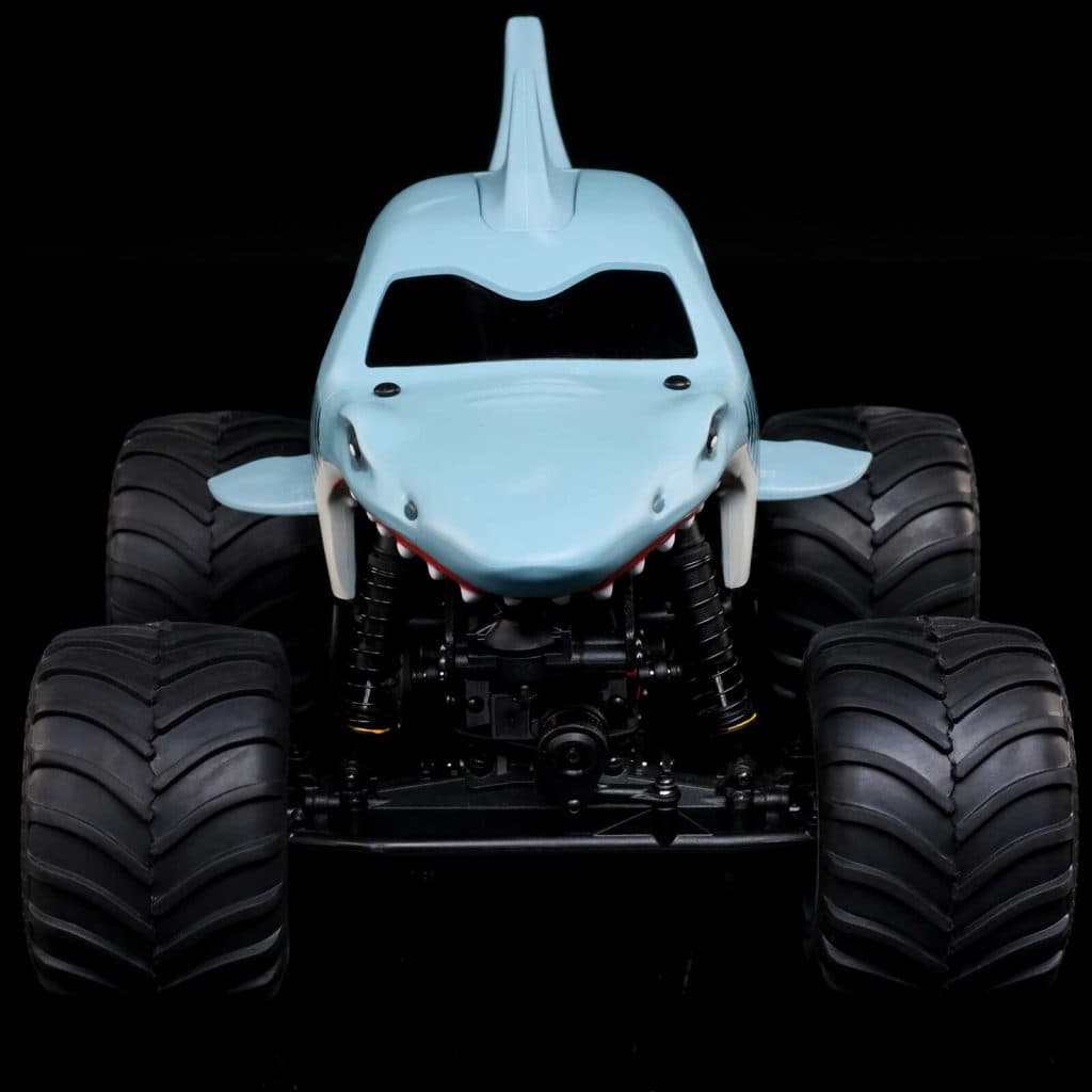 CARRO LOSI 1/18 MINI LMT MEGALODON 2S 4WD RTR MONSTER BLUE
