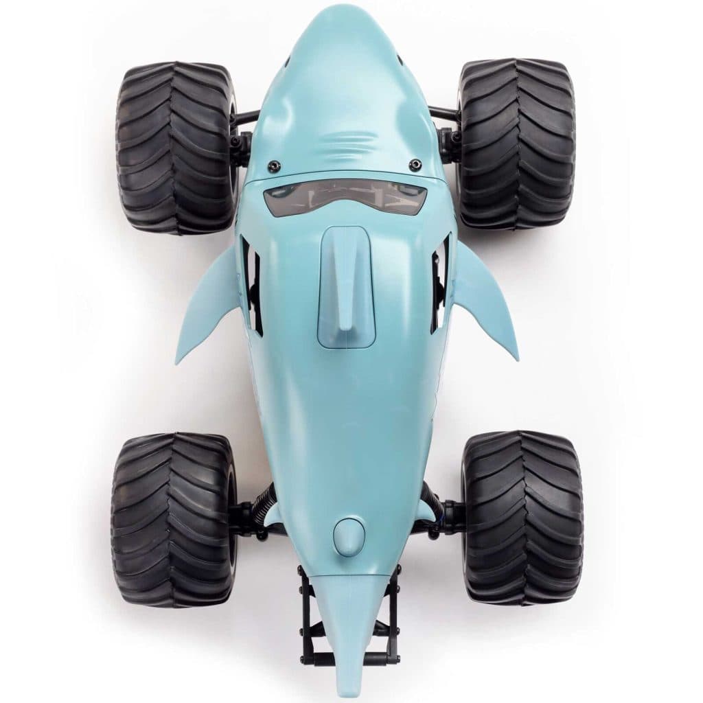 CARRO LOSI 1/18 MINI LMT MEGALODON 2S 4WD RTR MONSTER BLUE