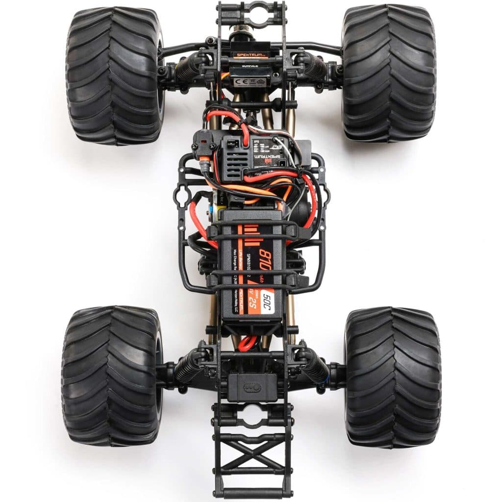 CARRO LOSI 1/18 MINI LMT MEGALODON 2S 4WD RTR MONSTER BLUE
