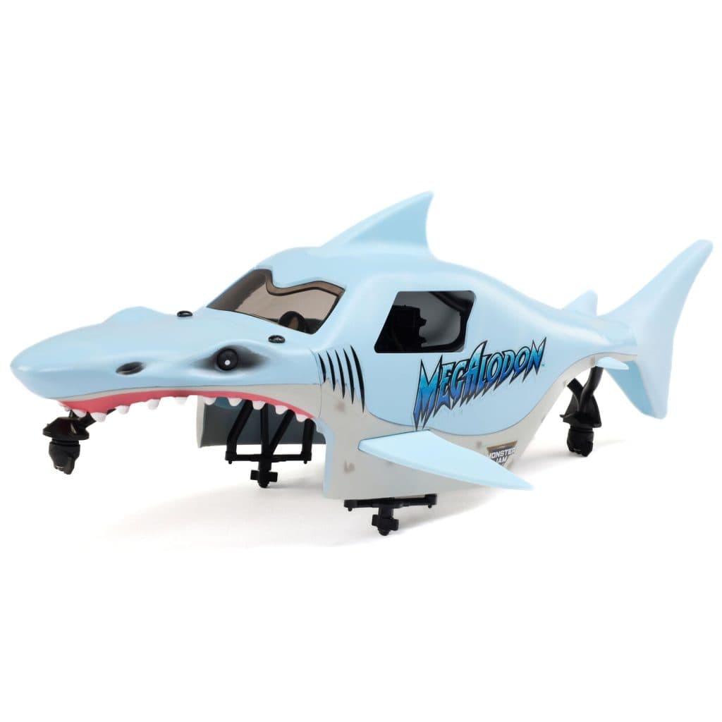 CARRO LOSI 1/18 MINI LMT MEGALODON 2S 4WD RTR MONSTER BLUE