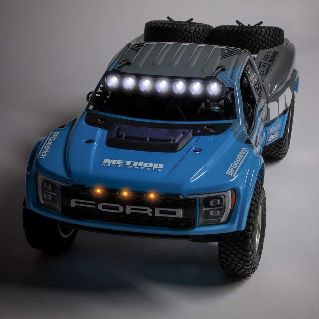 CARRO LOSI 1/10 BAJA REY 2.0 FORD RAPTOR METHOD 3S 4WD BLX LOS03046