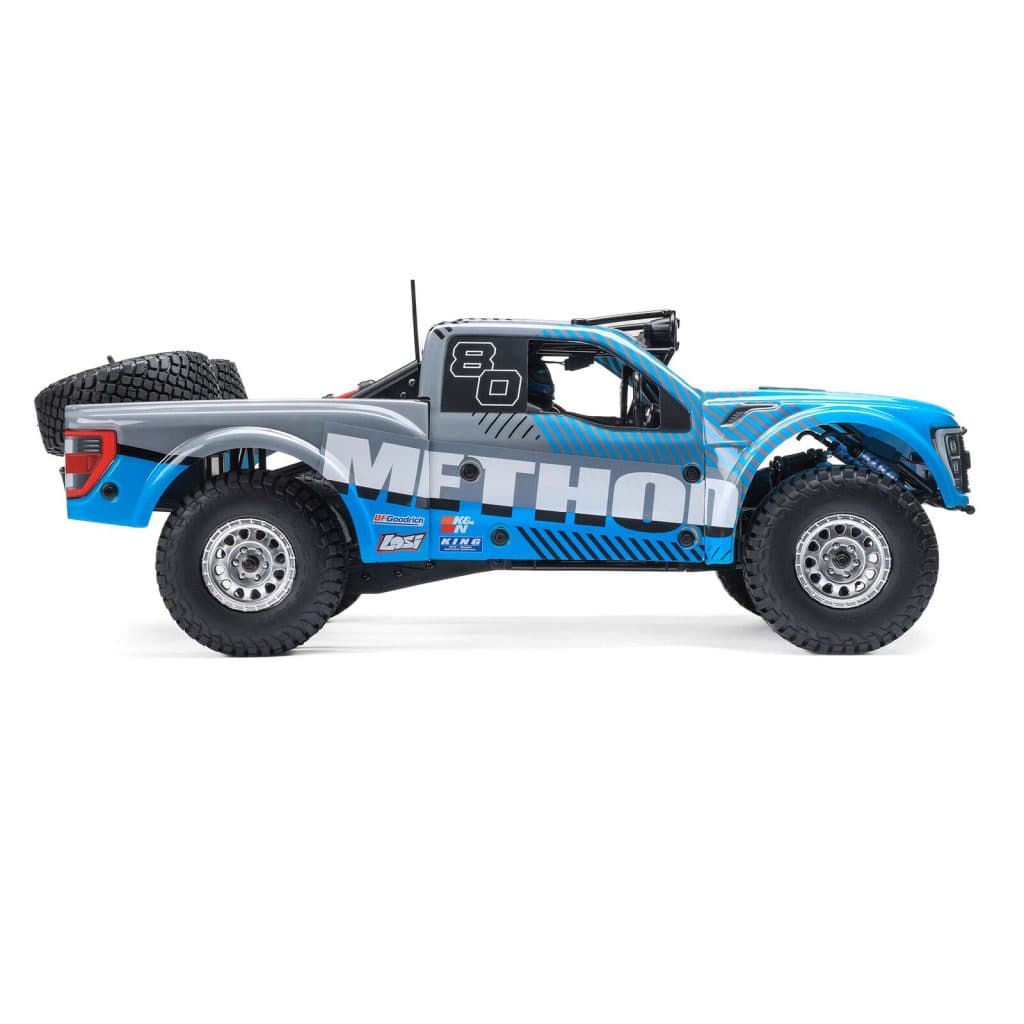 CARRO LOSI 1/10 BAJA REY 2.0 FORD RAPTOR METHOD 3S 4WD BLX LOS03046