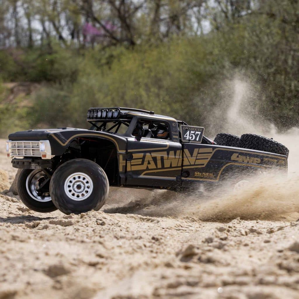 CARRO LOSI 1/10 BAJA REY 2.0 FORD F100 HEAT WAVE 3S 4WD BLX LOS03049