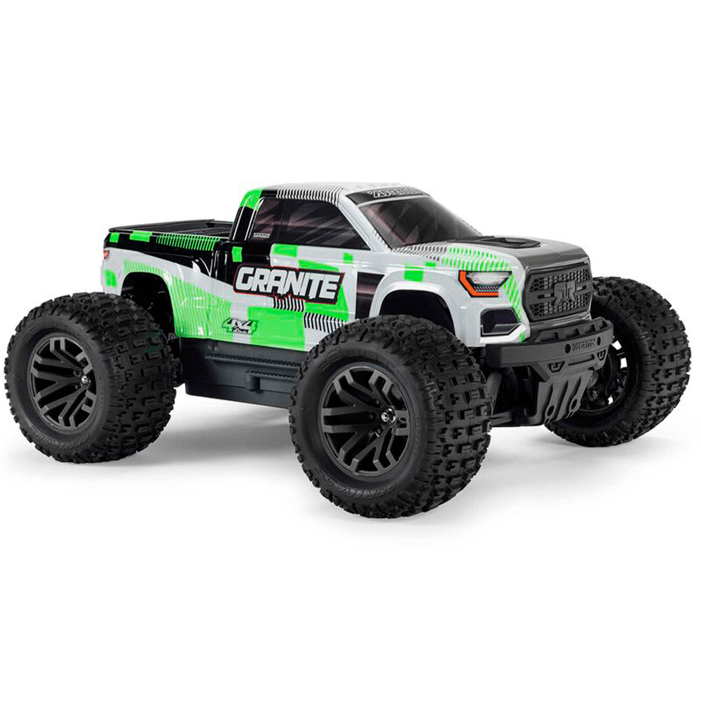 CARRO ARRMA 1/10 GRANITE MEGA 665 4WD MONSTER GREEN ARA4202V4T1
