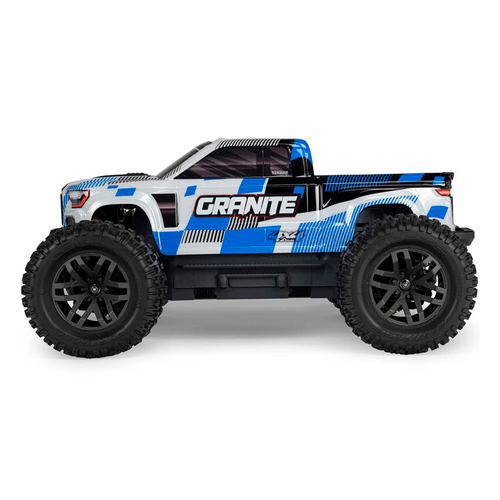 CARRO ARRMA 1/10 GRANITE MEGA 665 4WD MONSTER BLUE ARA4202V4T2