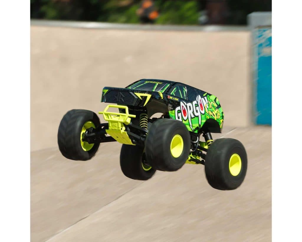 CARRO ARRMA 1/10 GORGON 2WD MONSTER RTR Amarillo ARA3230ST1