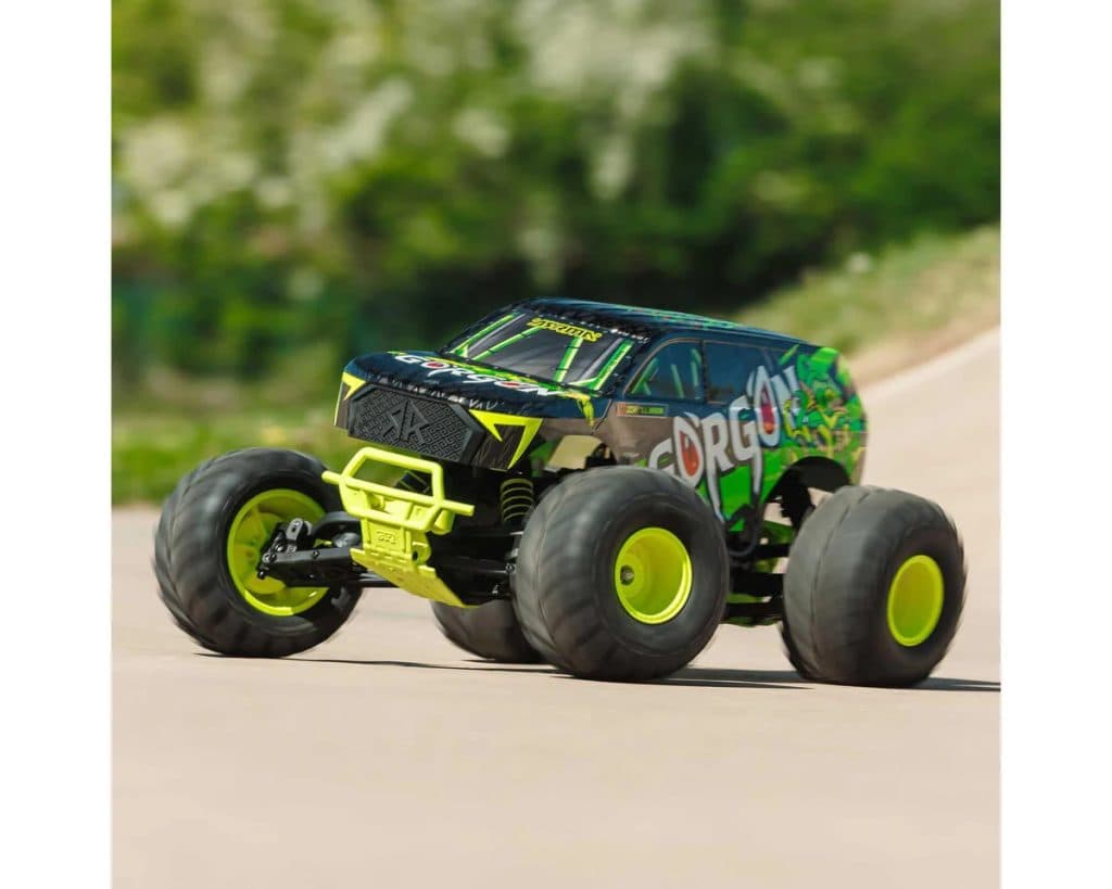 CARRO ARRMA 1/10 GORGON 2WD MONSTER RTR Amarillo ARA3230ST1