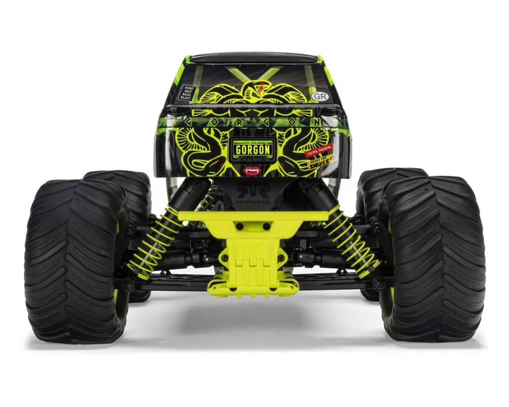 CARRO ARRMA 1/10 GORGON 2WD MONSTER RTR Amarillo ARA3230ST1