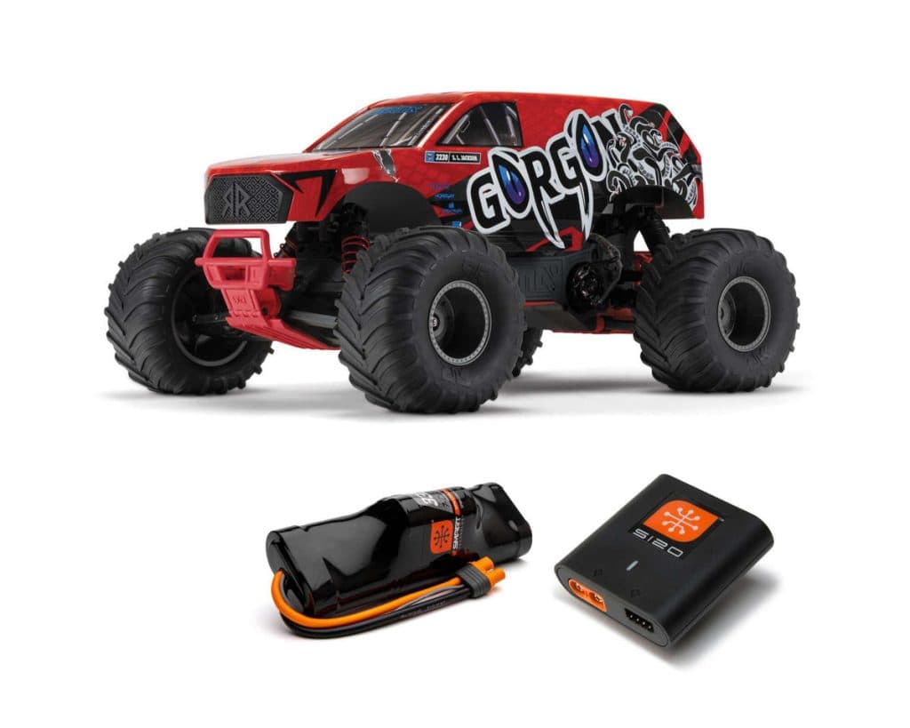 CARRO ARRMA 1/10 GORGON 2WD MONSTER RTR RED ARA3230ST2