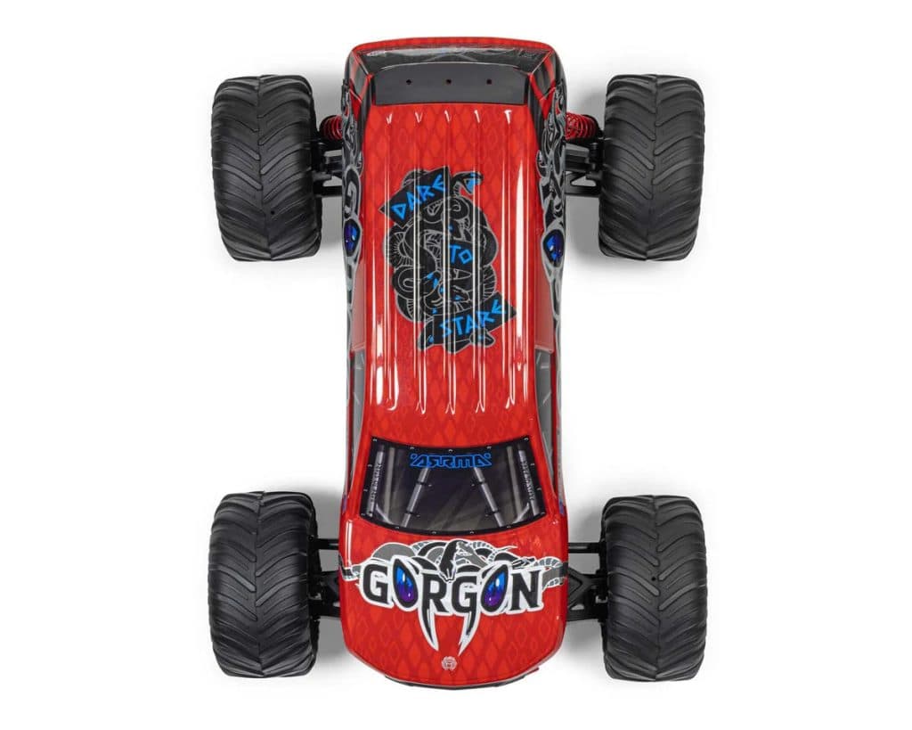 CARRO ARRMA 1/10 GORGON 2WD MONSTER RTR RED ARA3230ST2