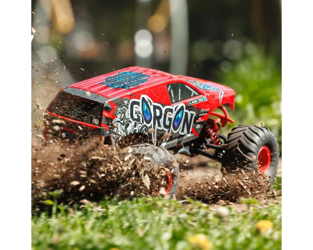 CARRO ARRMA 1/10 GORGON 2WD MONSTER RTR RED ARA3230ST2