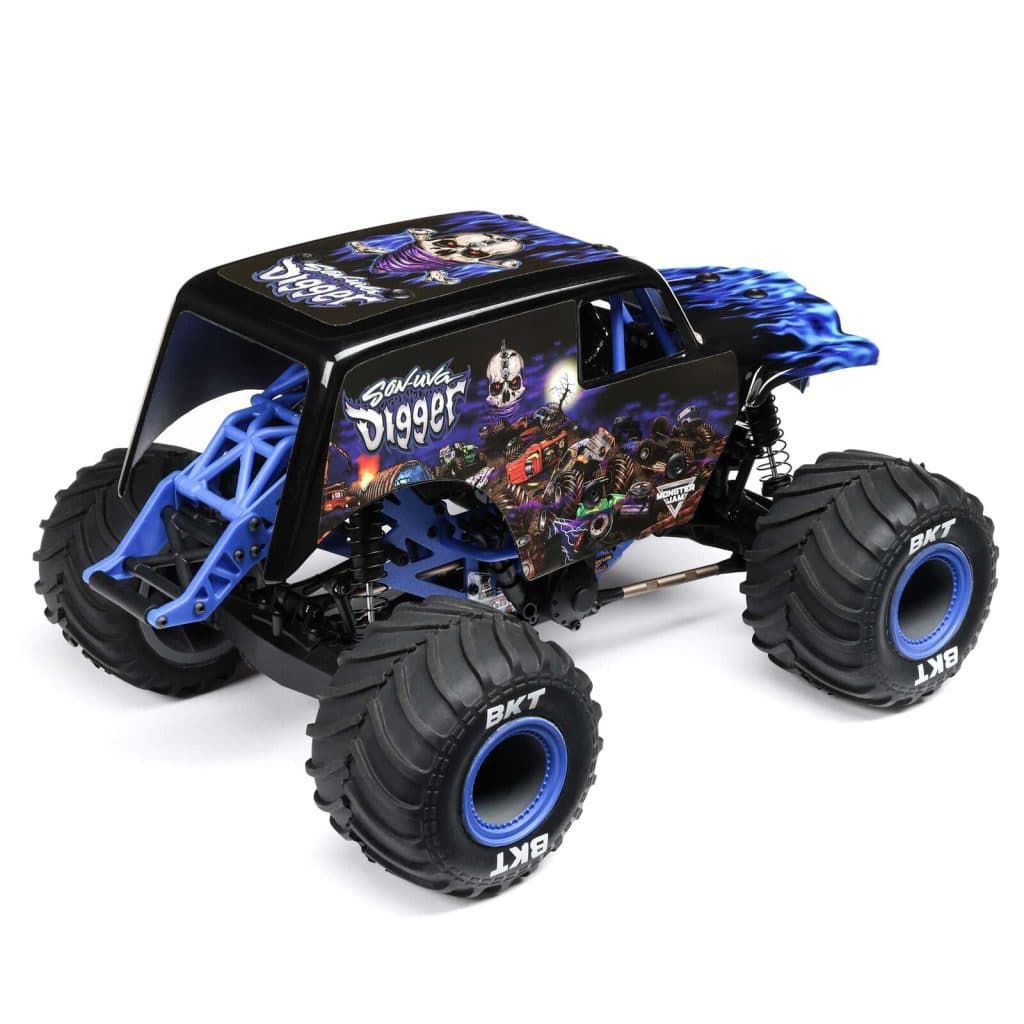 CARRO LOSI 1/18 MINI LMT SON UVA DIGGER 2S 4WD RTR BLUE