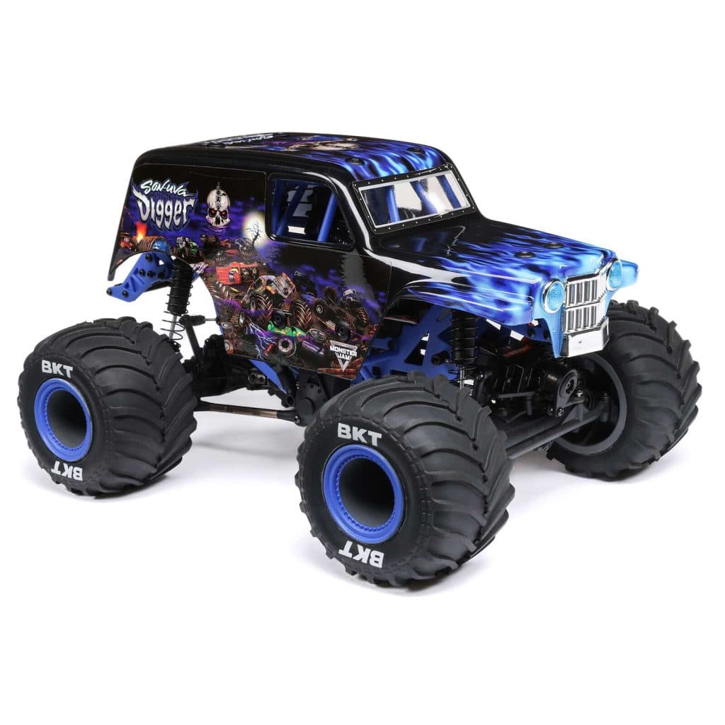 CARRO LOSI 1/18 MINI LMT SON UVA DIGGER 2S 4WD RTR BLUE