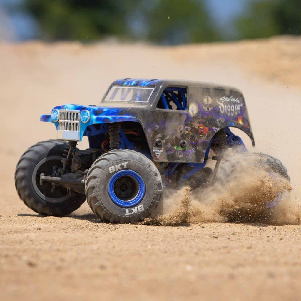 CARRO LOSI 1/18 MINI LMT SON UVA DIGGER 2S 4WD RTR BLUE